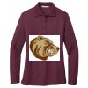 Women's Silk Touch Long Sleeve Polo Thumbnail