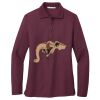 Women's Silk Touch Long Sleeve Polo Thumbnail