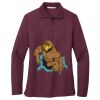 Women's Silk Touch Long Sleeve Polo Thumbnail