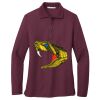Women's Silk Touch Long Sleeve Polo Thumbnail