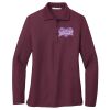 Women's Silk Touch Long Sleeve Polo Thumbnail