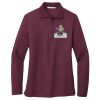 Women's Silk Touch Long Sleeve Polo Thumbnail