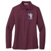 Women's Silk Touch Long Sleeve Polo Thumbnail