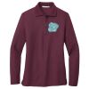Women's Silk Touch Long Sleeve Polo Thumbnail