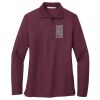 Women's Silk Touch Long Sleeve Polo Thumbnail