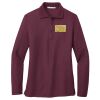 Women's Silk Touch Long Sleeve Polo Thumbnail