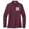 Women's Silk Touch Long Sleeve Polo Thumbnail