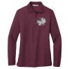 Women's Silk Touch Long Sleeve Polo Thumbnail