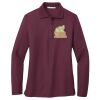 Women's Silk Touch Long Sleeve Polo Thumbnail