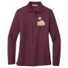 Women's Silk Touch Long Sleeve Polo Thumbnail