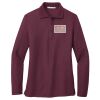 Women's Silk Touch Long Sleeve Polo Thumbnail