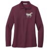 Women's Silk Touch Long Sleeve Polo Thumbnail