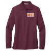 Women's Silk Touch Long Sleeve Polo Thumbnail