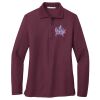Women's Silk Touch Long Sleeve Polo Thumbnail