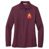 Women's Silk Touch Long Sleeve Polo Thumbnail