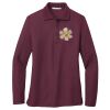 Women's Silk Touch Long Sleeve Polo Thumbnail