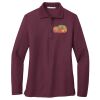 Women's Silk Touch Long Sleeve Polo Thumbnail