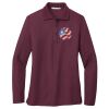 Women's Silk Touch Long Sleeve Polo Thumbnail