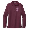 Women's Silk Touch Long Sleeve Polo Thumbnail