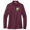 Women's Silk Touch Long Sleeve Polo Thumbnail